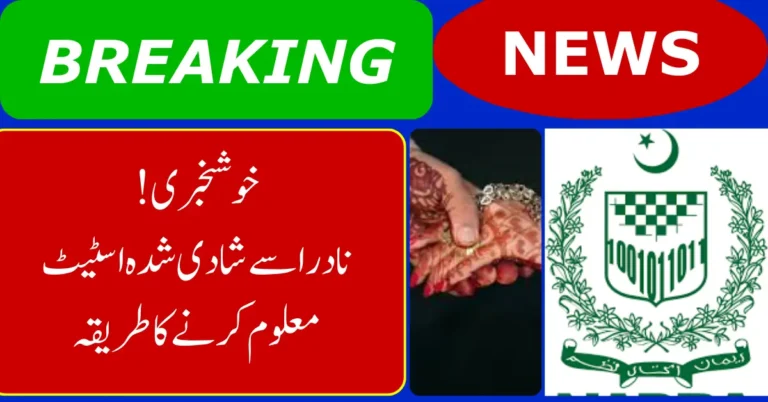 Check Marital Status Online via NADRA CNIC 2026 – Step-by-Step Verification Guide